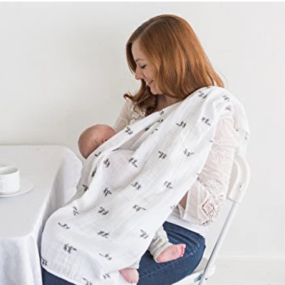 Amazing Baby Muslin Swaddle Multi-Use-7 Use Blanket NEW 46"x46 PALM TREES - Picture 14 of 15